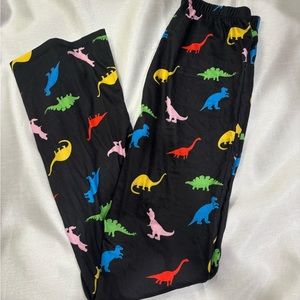 SHEIN XS dinosaur print sweats.